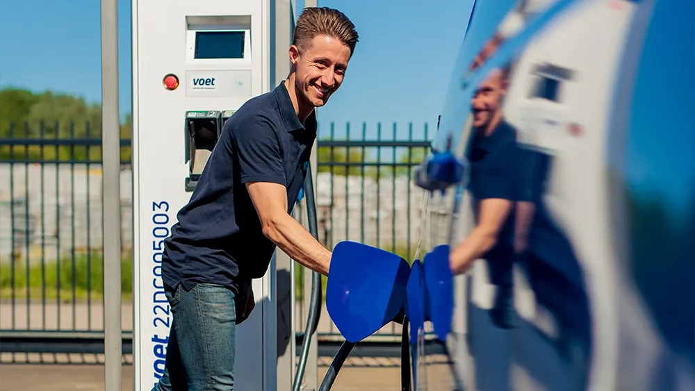 Mobiele laadpaal huren elektrische auto laden voet energy solutions